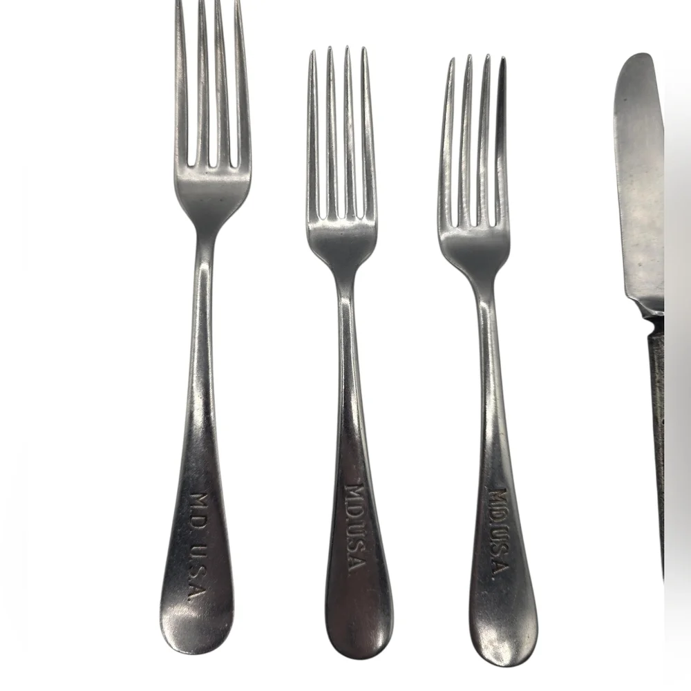 MD USA Military Medical Fork By WALLCO STAINLESS Forks Collectable